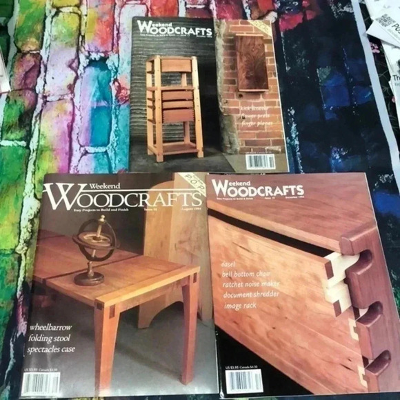 Weekend woodcrafts magazines 3 pack lot‎ - Picture 1 of 9